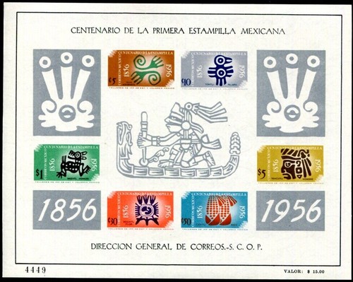 Messico 1956 blocco1 nuovo - blocco1,